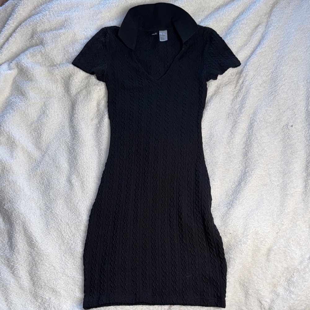 H&M Black Knit Dress